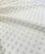 Ivory Minky Dot Fabric by the Yard, 60" Wide Ultra-Soft Plush Minky Fabric for Baby Blankets, Nursery Decor, Plush Toys & Sewing